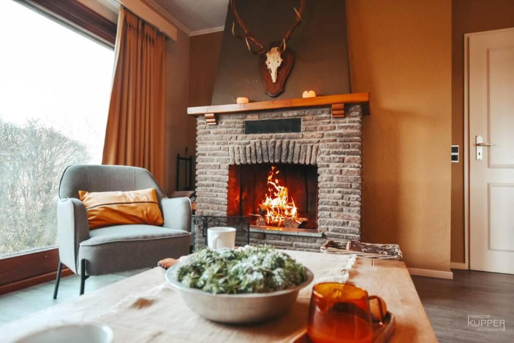 Le Heron 28Pers, Malmedy- Home Cinema, Balneo, Sauna, Jardin Eksteriør bilde