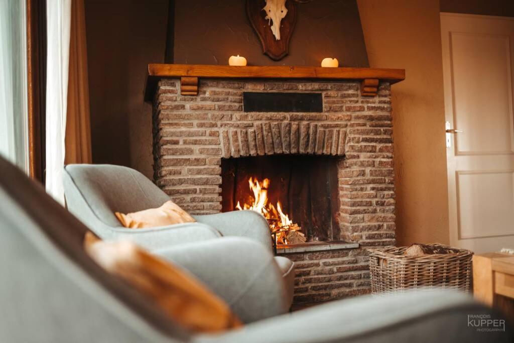 Le Heron 28Pers, Malmedy- Home Cinema, Balneo, Sauna, Jardin Eksteriør bilde